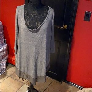 Soprano Plus Size Long Sleeve Top